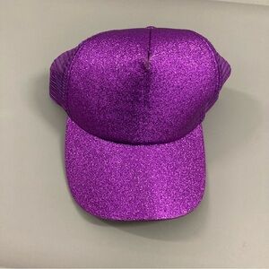 Sparkly Purple Baseball Cap